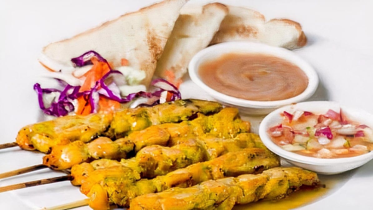 Thai Satay (4 Skewers).