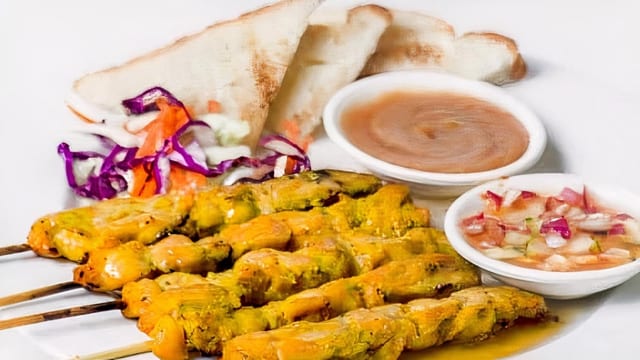 Thai Satay (4 Skewers).