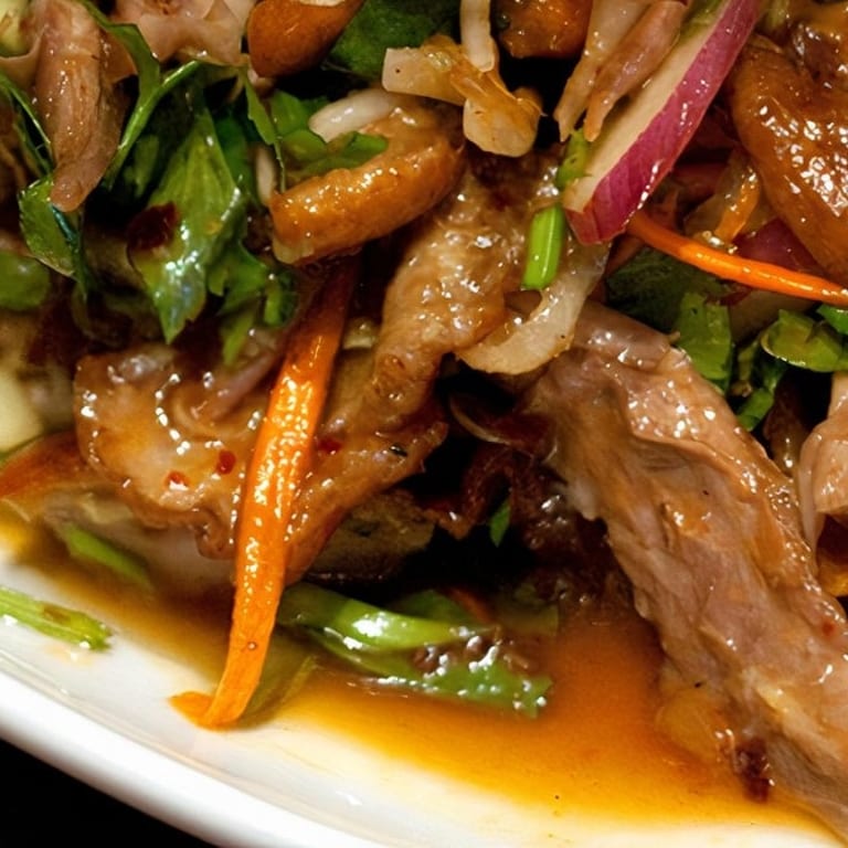 Delicious Duck Salad Awaits