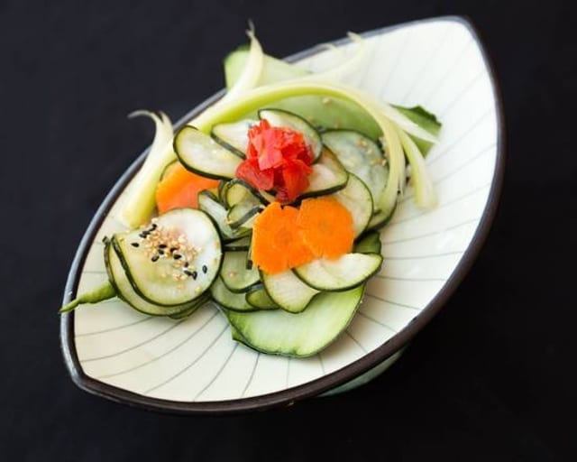 Cucumber Salad Tray.